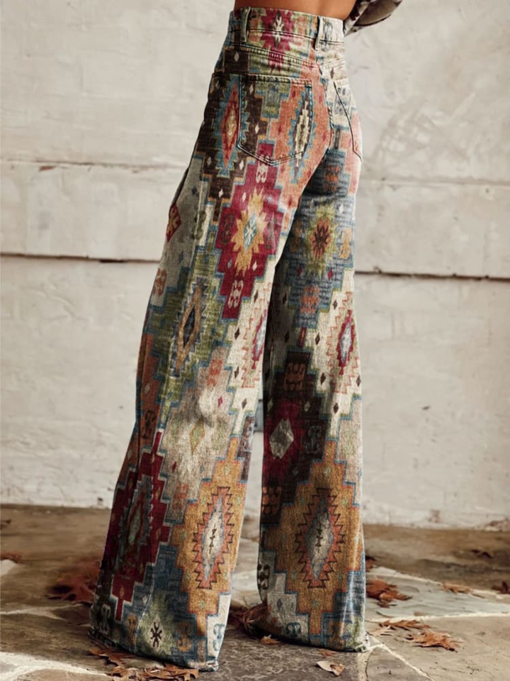 Boho Patroonen | Vintage Flared Jeans