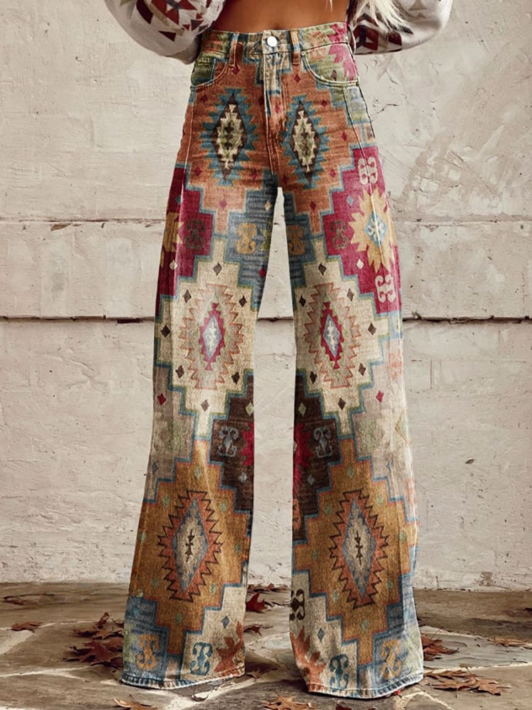 Boho Patroonen | Vintage Flared Jeans