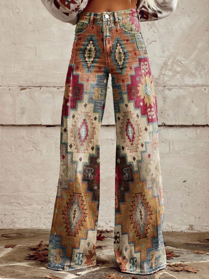 Boho Patroonen | Vintage Flared Jeans