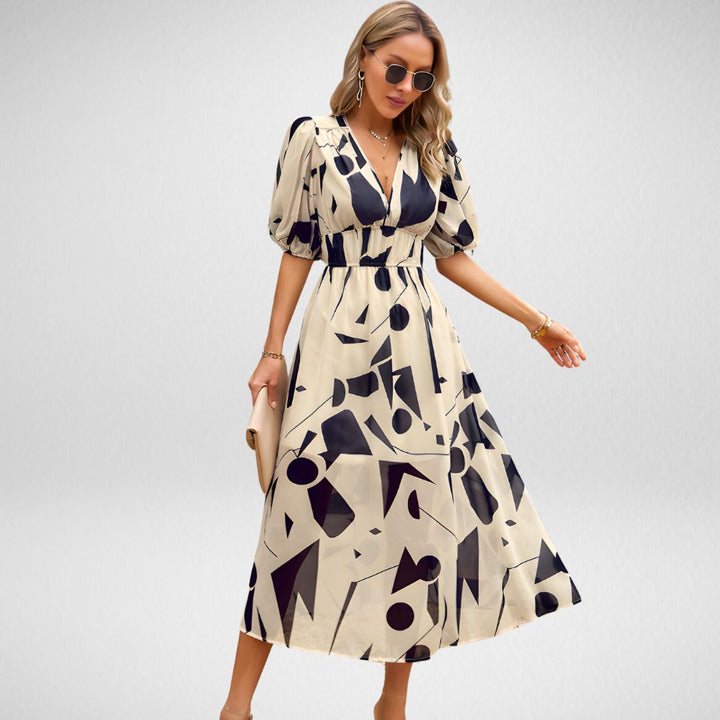 Marloes | Charmante jurk met V-hals