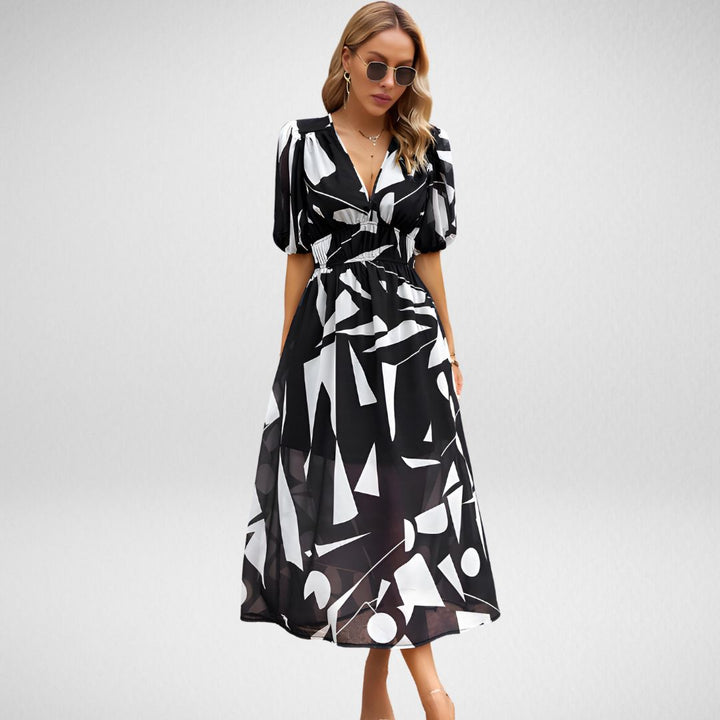 Marloes | Charmante jurk met V-hals