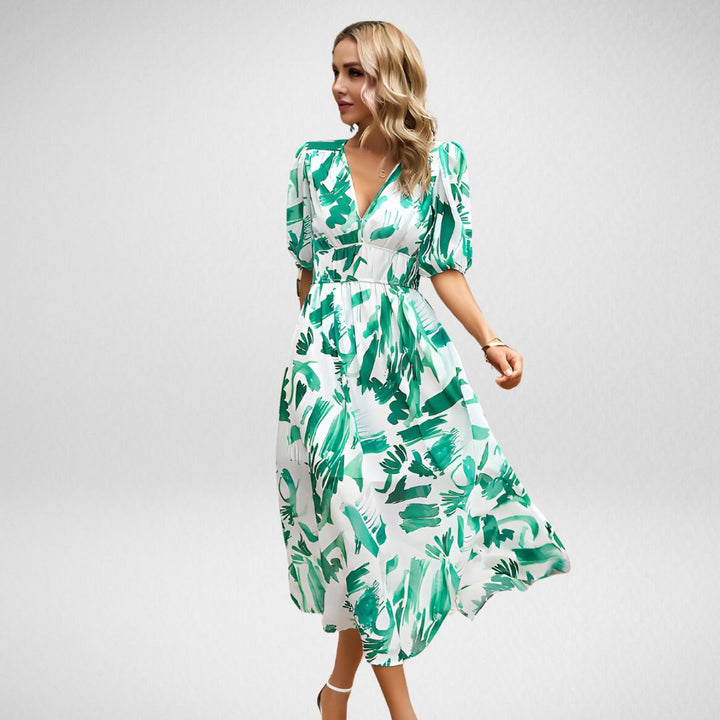 Marloes | Charmante jurk met V-hals