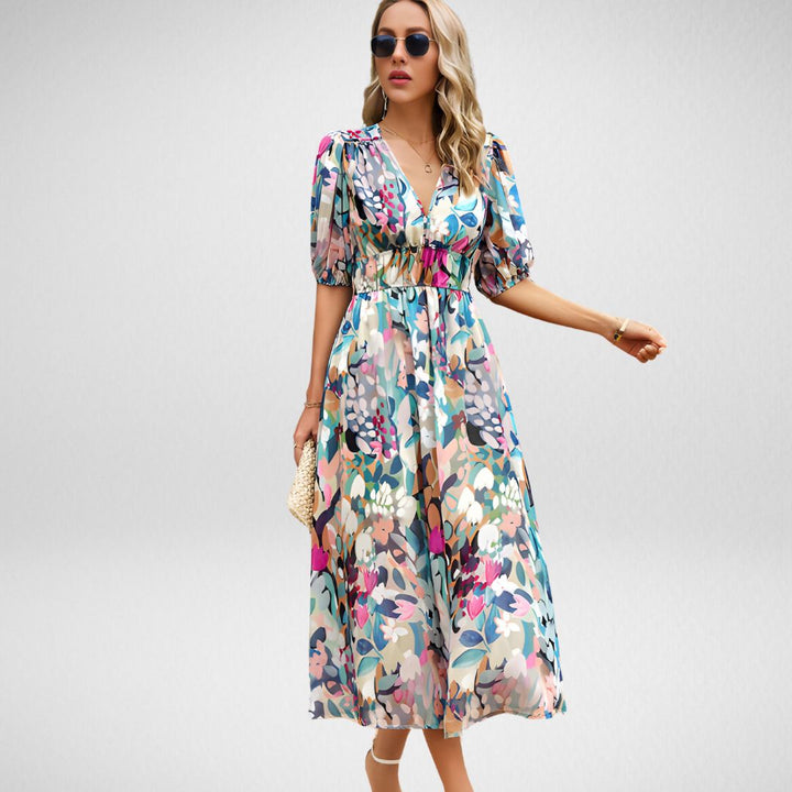 Marloes | Charmante jurk met V-hals