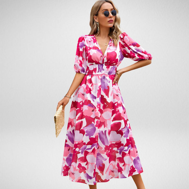 Marloes | Charmante jurk met V-hals